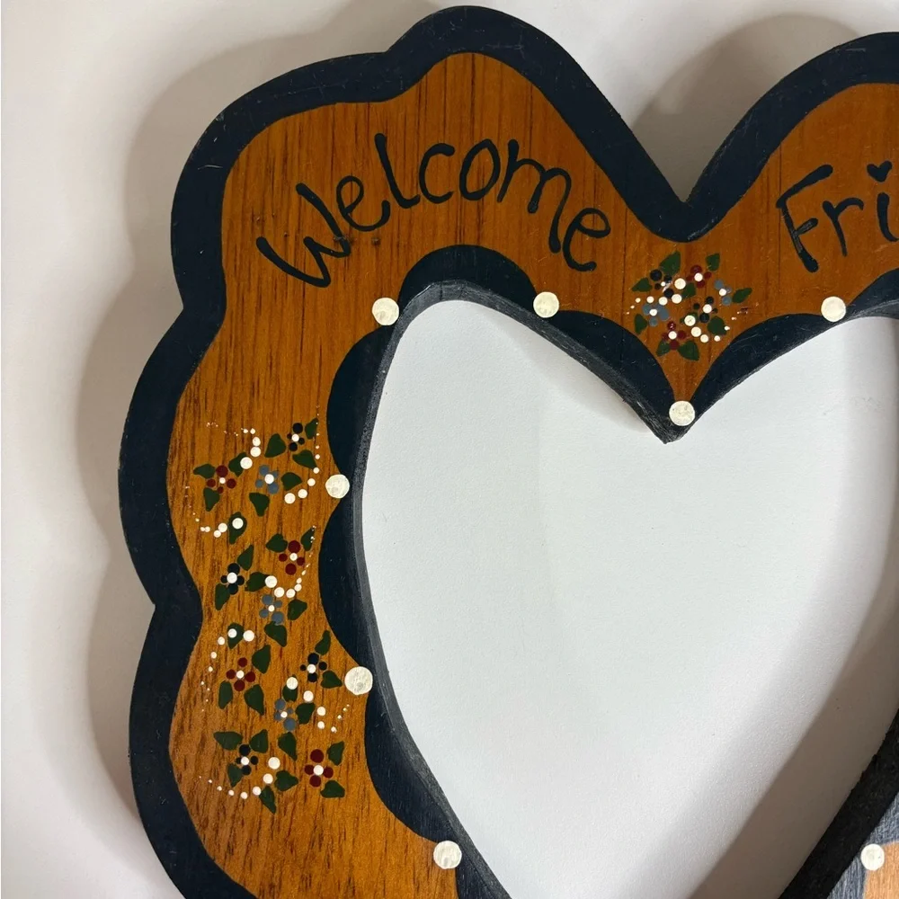 Hand-Painted Heart Frame - 